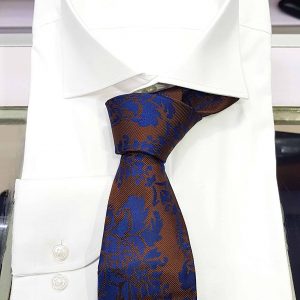 Brownish Blue Parsley Tie