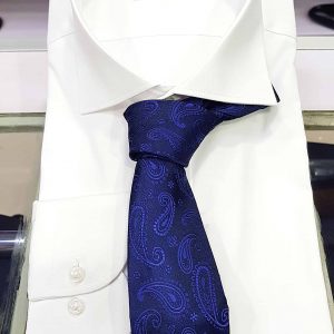 Deep Blue Parsley Tie